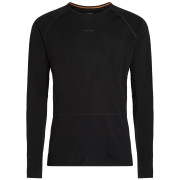 Camiseta funcional de hombre Icebreaker Men Merino 200 ZoneKnit LS Crewe negro Black