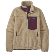 Chaqueta de mujer Patagonia Classic Retro-X Jacket marrón Dark Natural w/Night Plum