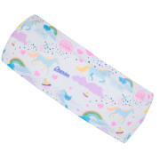 Dětská čelenka Drexiss Ultralight White Unicorns blanco/rosa