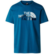 Camiseta de hombre The North Face M S/S Mountain Line Tee azul Adriatic Blue