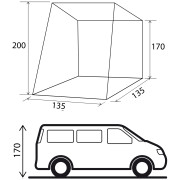 Carpa de autocaravana/furgoneta Brunner Pilote