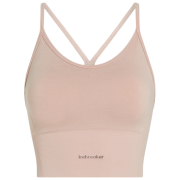 Sujetador deportivo Icebreaker Merino Blend 260 Seamless Rib Strappy Tank rosa PINK QUARTZ