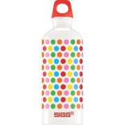 Botella Sigg Design 0,6 l blanco/rojo