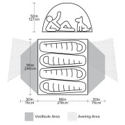 Tienda de campaña Big Agnes Copper Spur Hv UL4 2025