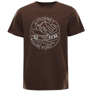 Camiseta de hombre Alpine Pro Morol marrón RAIN DRUM VARIANTA PD