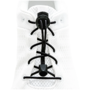 Cordones Lock Laces Solid negro Black Solid