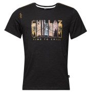 Camiseta de hombre Chillaz Time to Chill negro black