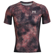 Camiseta de hombre Under Armour HG Armour Prtd Comp rojo oscuro Bolt Red/Black/White