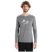 Camiseta de hombre Icebreaker 200 Oasis LS Crewe Last Run