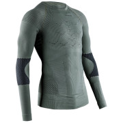 Camiseta funcional de hombre X-Bionic X-Plorer Energizer 4.0 Shirt Lg Sl verde olive green/antracite