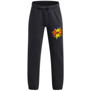 Pantalones para niños Under Armour UA B Rival FLC Graphics Jgr Anthracite gris Anthracite / / Outrageous Orange