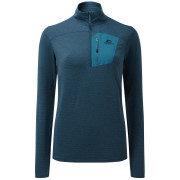 Sudadera de mujer Mountain Equipment Lumiko Wmns Zip T Medieval Blue azul Majolica/Alto blue