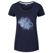 Camiseta de mujer Regatta Filandra III CL azul Navy/Silver