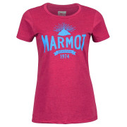 Camiseta de mujer Marmot Carly Tee SS violeta RedDahlia