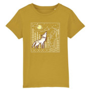 Camiseta para niños České parky Wolfie dorado