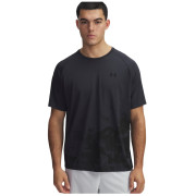 Camiseta de hombre Under Armour M Tech Fade SS gris Anthracite / Black / Black