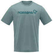 Camiseta de hombre Norrona 29 cotton Norrøna viking T-shirt azul claro Trooper
