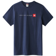 Camiseta de hombre The North Face M S/S Never Stop Exploring Tee azul Summit Navy