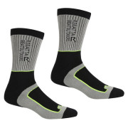 Calcetines de hombre Regatta Samaris2SeasonSck negro/gris Dkstl/Elecli