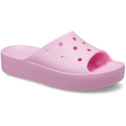 Pantuflas de mujer Crocs Platform slide rosa Flamingo