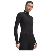 Sudadera funcional de mujer Under Armour Vanish Elite Full Zip negro Ultimate Black / / Metallic Silver