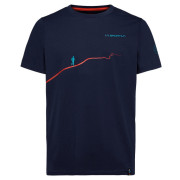 Camiseta de hombre La Sportiva Trail T-Shirt M azul Deep Sea