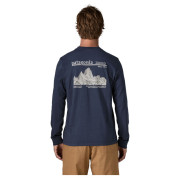 Camiseta de hombre Patagonia M's L/S MW Hut Tripper Skyline T-Shirt