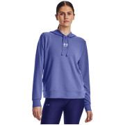 Sudadera de mujer Under Armour Rival Terry Hoodie azul claro Baja Blue / / White