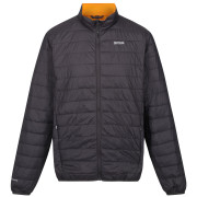 Chaqueta de hombre Regatta Hillpack gris Ash(Orange Pepper)