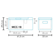 Nevera compresor Mestic Compressor MCC-18 AC/DC