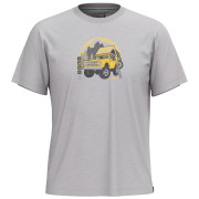 Camiseta Smartwool Long Weekend Short Sleeve Graphic Tee gris light gray heather