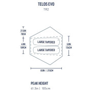 Tienda de campaña Sea to Summit Telos Evo Tent - TR2
