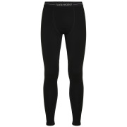 Calzoncillos funcionales de hombre Icebreaker Men 300 MerinoFine™ Polar Leggings negro Black
