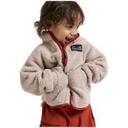 Sudadera para niños Didriksons Gibbs Kids Fullzip 2 Beach Beige/Rust