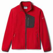 Sudadera para niños Columbia Fast Trek™ III Fleece Full Zip rojo/negro MountainRedShark