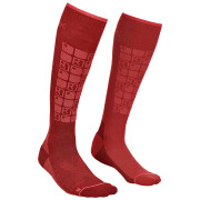 Calcetines de mujer Ortovox W's Ski Compression Socks burdeos DarkBlood
