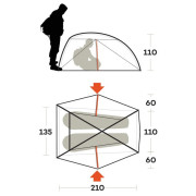 Tienda de campaña Ferrino Nemesi 2 Pro