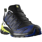 Calzado de senderismo para hombre Salomon Xa Pro 3D V9 Gore-Tex negro/azul Black / Surf The Web / Safety Yellow