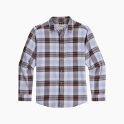 Camisa de hombre Royal Robins Lieback Organic Cotton Flannel L/S azul/rojo Shasta Blue Oak Pld