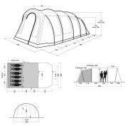 Tienda familiar Outwell Carolina 6