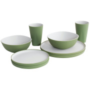 Vajilla Outwell Gala 2 Person Dinner Set verde Shadow Green