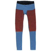 Calzoncillos funcionales de hombre Devold Tuvegga Merino Longs Man azul/rojo CAYENNE