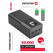 Batería externa Swissten Power Line 50000 mAh 100W