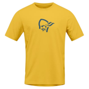 Camiseta de hombre Norrona 29 cotton viking T-shirt amarillo Calendula