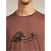 Camiseta funcional de hombre Icebreaker Merino Blend Core SS Tee Canoe Companions