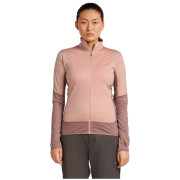Sudadera funcional de mujer Icebreaker Women Merino Blend 300 RealFleece™ Descender LS Zip