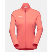 Sudadera de mujer Mammut Aconcagua Light ML Jacket Women rosa salmon