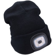 Gorro con lámpara frontal Extol Light negro Black