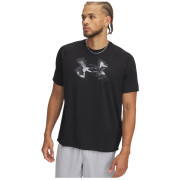 Camiseta de hombre Under Armour M Tech Print Fill SS negro Black / / Anthracite