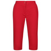 Pantalones de tres cuartos para mujer Regatta Bayla Capri rojo Miami Red